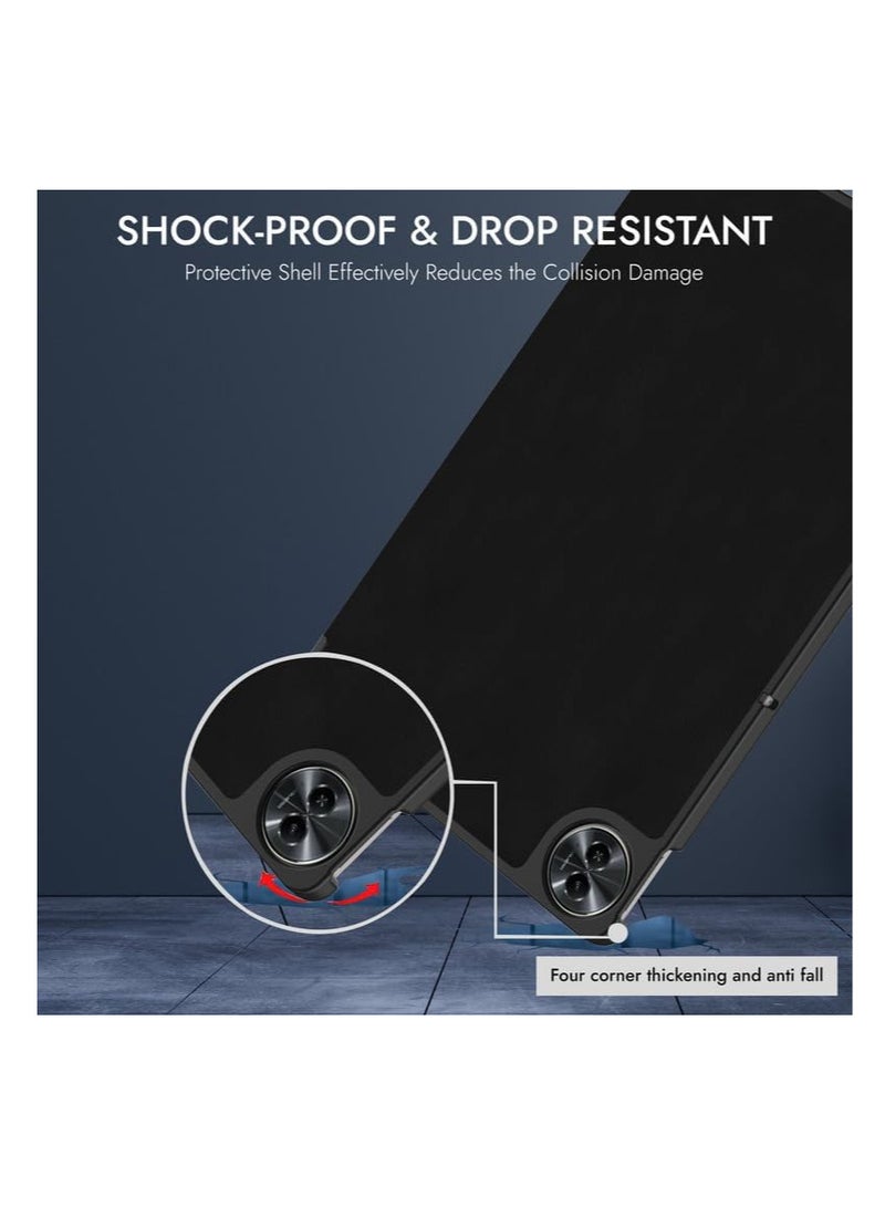 Cover for Realme Pad 2 Cover Case 11.5 inch, Trifold Flip Back Case for Realme Pad 2 Tablet Cover - Black - Image 4