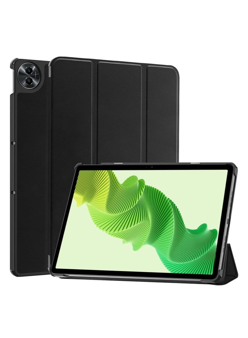 Cover for Realme Pad 2 Cover Case 11.5 inch, Trifold Flip Back Case for Realme Pad 2 Tablet Cover - Black - Image 1