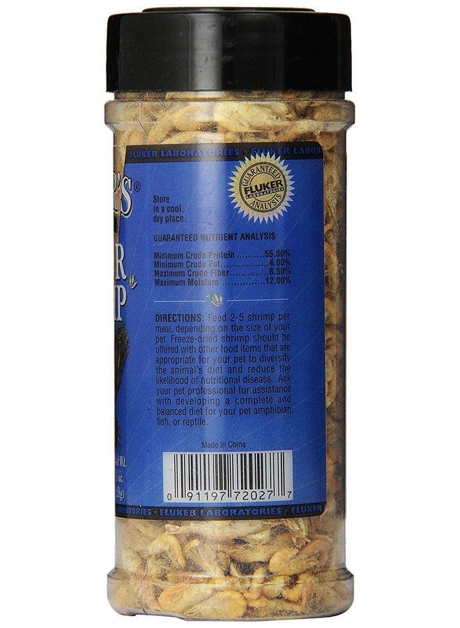 Fluker's Fluker's 6 Pack of Freeze-Dried River Shrimp, 1 Ounce Each, for Aquatic Reptiles and Amphibians_AB - Image 2