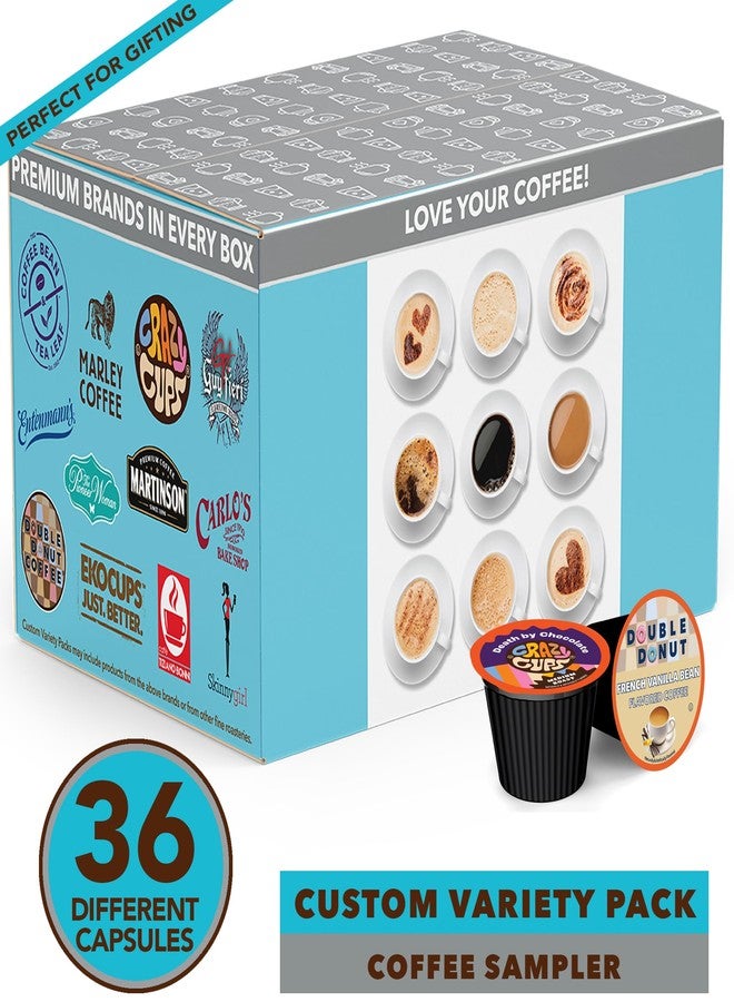 Crazy Cups Flavored Coffee Pods Variety Pack for Keurig K Cups Brewers, Assorted Flavored Coffee Sampler, 36 Count(Pack of 1) - Image 3