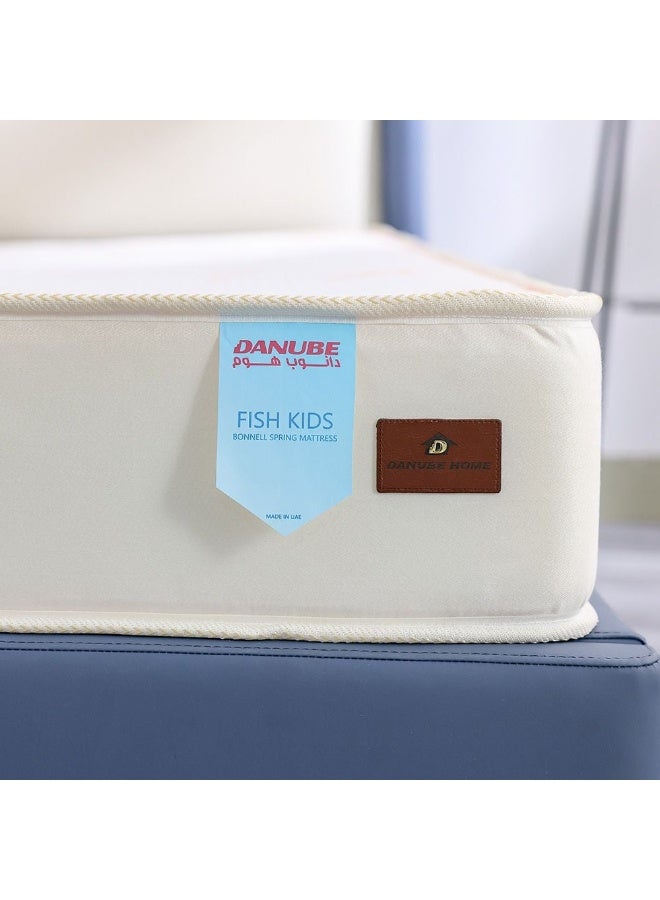 DANUBE HOME Fish Kids Bonnell Spring Mattress | Medium Firm Feel | Single Mattress | Spine Balance For Pressure Relief | 90x200 cm | Thickness 19cm - Image 1