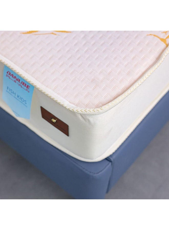 DANUBE HOME Fish Kids Bonnell Spring Mattress | Medium Firm Feel | Single Mattress | Spine Balance For Pressure Relief | 90x200 cm | Thickness 19cm - Image 2