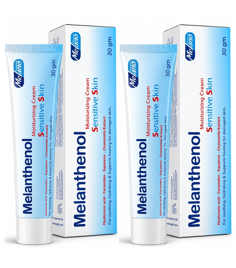Melano Pharma Two Pieces Of Melanthenol Moisturising Cream Sensitive Skin 2x30 g - Image 1
