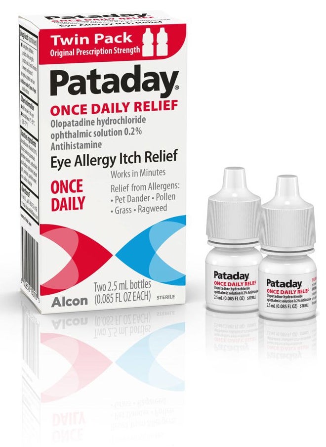 Alcon Pataday Once Daily Relief Allergy Eye Drops by Alcon, for Eye Allergy Itch Relief, 2.5 ml (Pack of 2)  - Image 1
