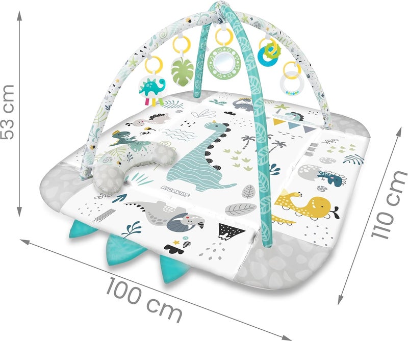 Kidzilla Interactive 3-in-1 Play Mat - The Ultimate Development Oasis for Toddlers - Foldable Baby Play Mat - Baby Play Mat Children - Baby Mat - Image 4