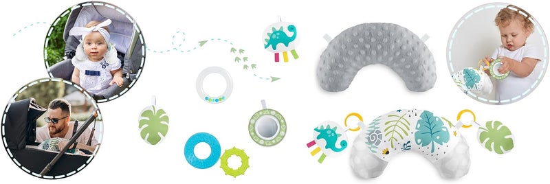 Kidzilla Interactive 3-in-1 Play Mat - The Ultimate Development Oasis for Toddlers - Foldable Baby Play Mat - Baby Play Mat Children - Baby Mat - Image 3