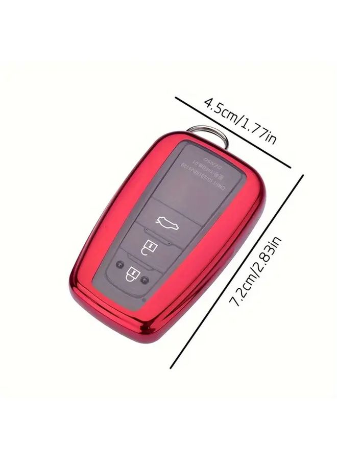 Charm Blue Minimalist Remote Control Protective Case For Car Key Set - Image 2