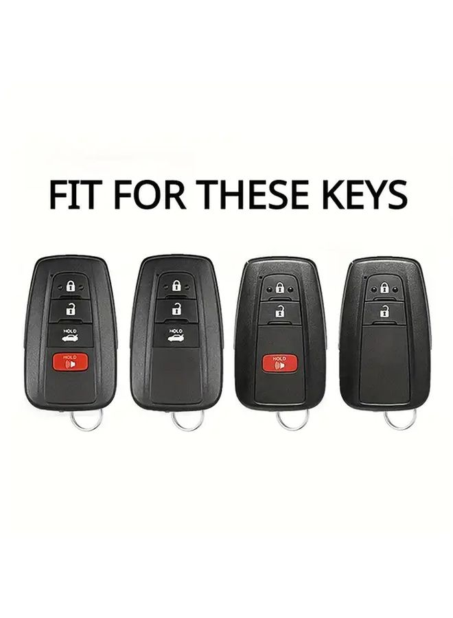 Charm Blue Minimalist Remote Control Protective Case For Car Key Set - Image 5