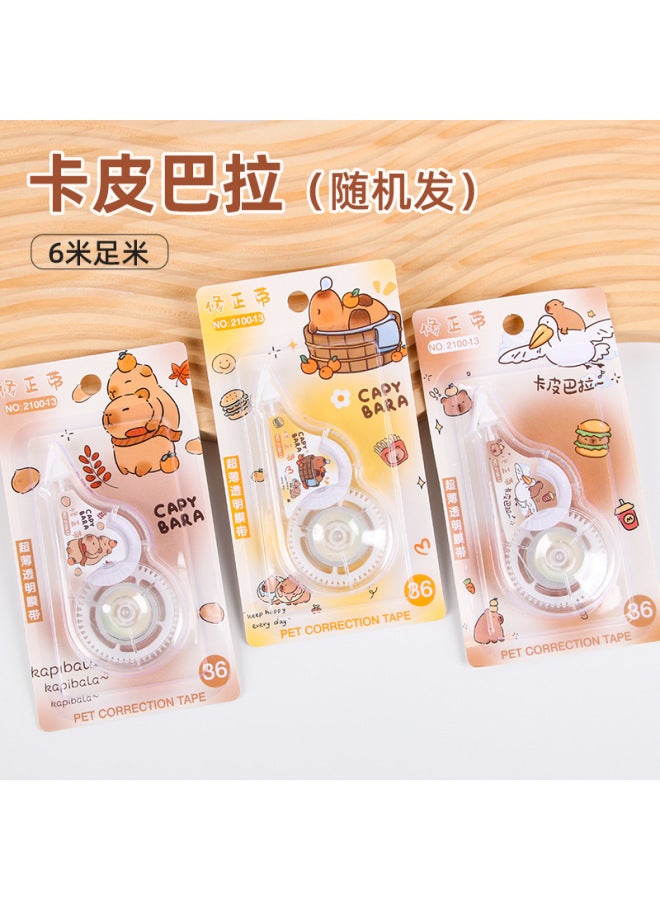 HELPS شريط تصحيح بسعة كبيرة بتصميم كرتوني لطيف للبنات على شكل قلب، شريط تصحيح ذو قيمة عالية لطلاب المدارس، أدوات مكتبية - Image 1