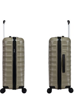 eminent Hard Case Travel Bag Large Luggage Trolley TPO Lightweight Suitcase 4 Quiet Double Spinner Wheels with TSA Lock KK30 Gold Champagne  - Image 3