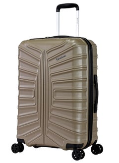 eminent Hard Case Travel Bag Large Luggage Trolley TPO Lightweight Suitcase 4 Quiet Double Spinner Wheels with TSA Lock KK30 Gold Champagne  - Image 1