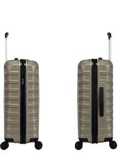 eminent Hard Case Travel Bag Large Luggage Trolley TPO Lightweight Suitcase 4 Quiet Double Spinner Wheels with TSA Lock KK30 Gold Champagne  - Image 3