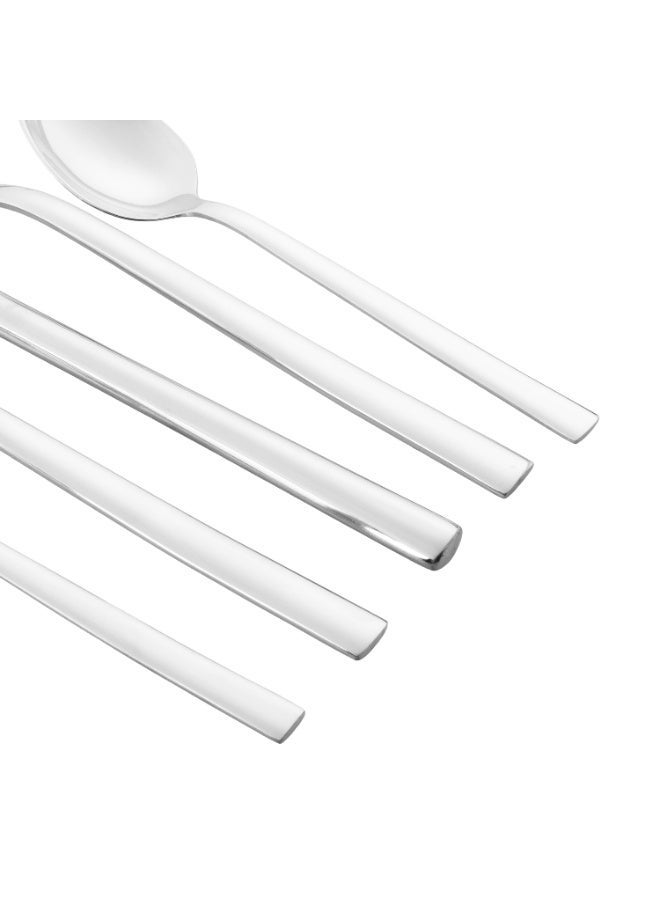 السيف  ✨ شنطة ملاعق خدمة استيل فاخر 76 قطعة – فضي راقي بتصميم عصري ✨ - Image 3