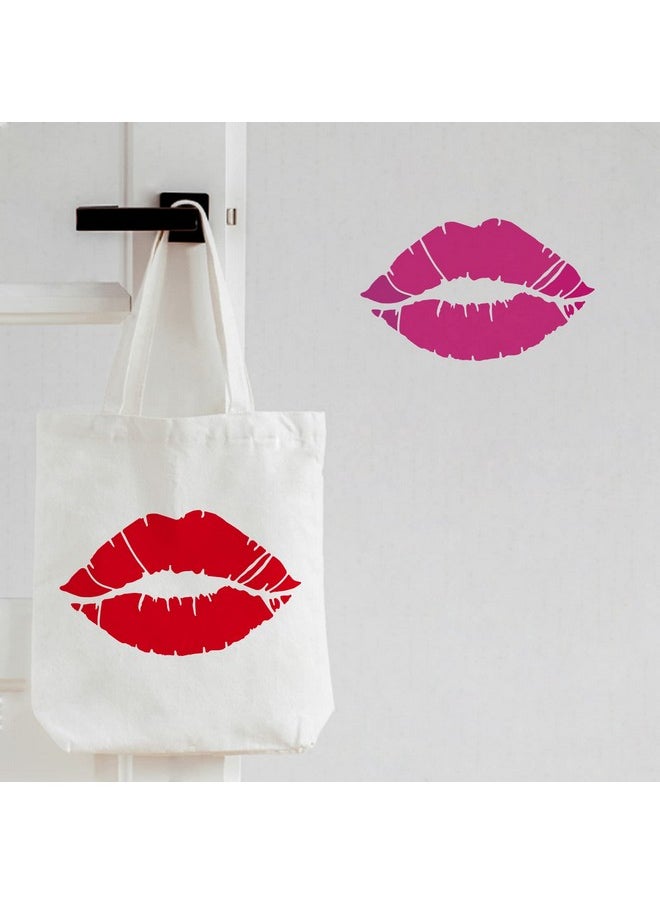 FINGERINSPIRE Lips Drawing Painting Stencils Templates 11.6X8.3 Inch Plastic Stencils Decoration Rectangle Reusable Stencils For Painting On Woodfloorwall And Fabric  - Image 4