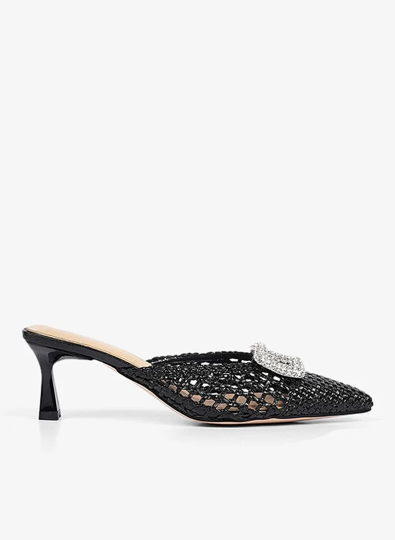 كابلي شباشب نسائية بكعب مزخرف