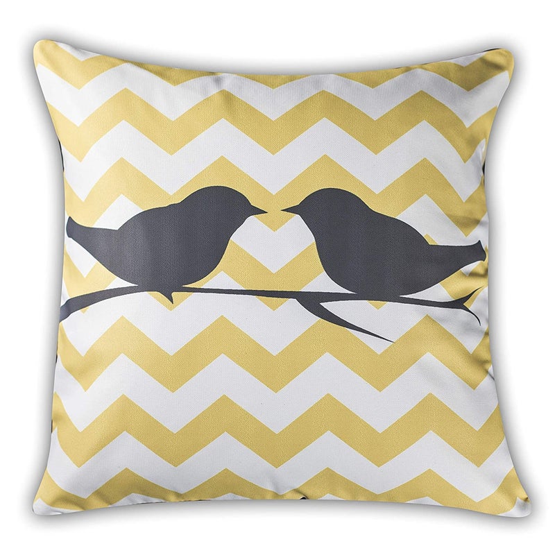 A CUBE LUXURY SOLUTIONS A CUBE LUXURY SOLUTIONS Deer 3D Digital Printed Cushion Cover Set of 5 Size 16x16 Inches  - Image 3