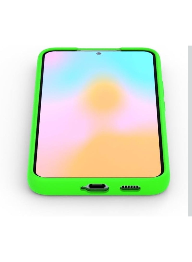 iPhone 16 Pro Case Shockproof Back Cover 5-Layer Silicone Anti-Scratch Shockproof Dirt-Resistant Multicolor MagSafe Silky Soft Touch Natural Microfiber Lining (Green) - Image 3