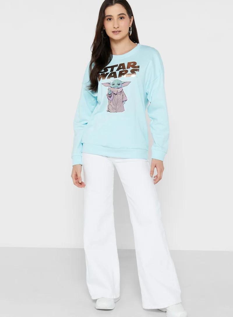 Disney Star Wars Crew Neck Sweatshirt