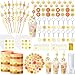 Remuuly 179 Pcs First Trip Around the Sun Bohemian Hippie Sunshine Theme Party Tableware Includes Cups Straw Sticker Keychain Bracelet Pendant Badges for Baby Shower Birthday Party Gifts Serves 16 - Image 2