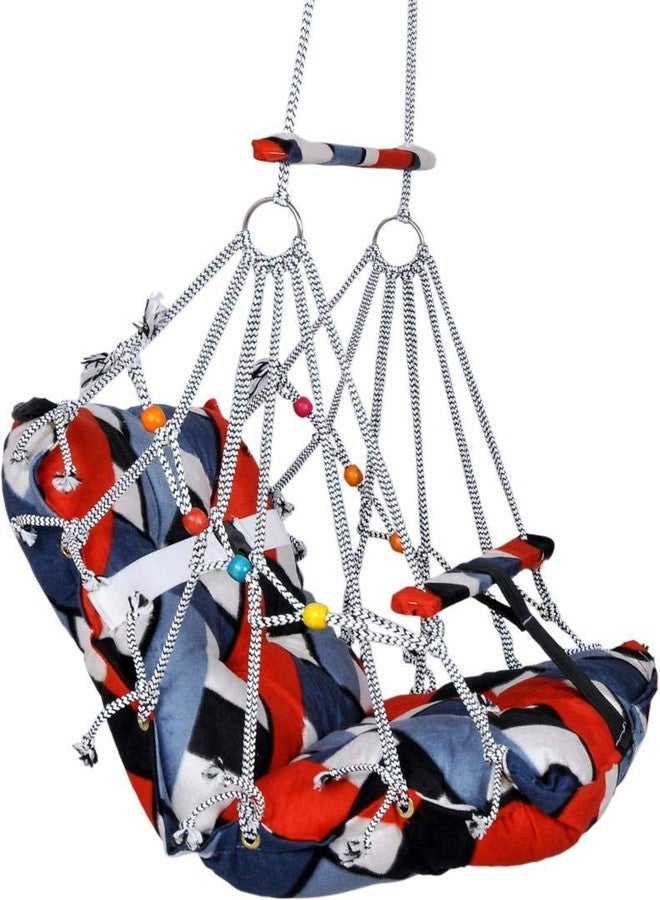Oonies Ganesh Tex Fab Multi Color Hanging Home Swing/Jula/Hichko/julo/Ghodiyu for Baby (Multicolor) - Image 5