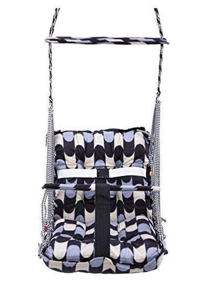 Oonies Ganesh Tex Fab Multi Color Hanging Home Swing/Jula/Hichko/julo/Ghodiyu for Baby (Multicolor) - Image 2