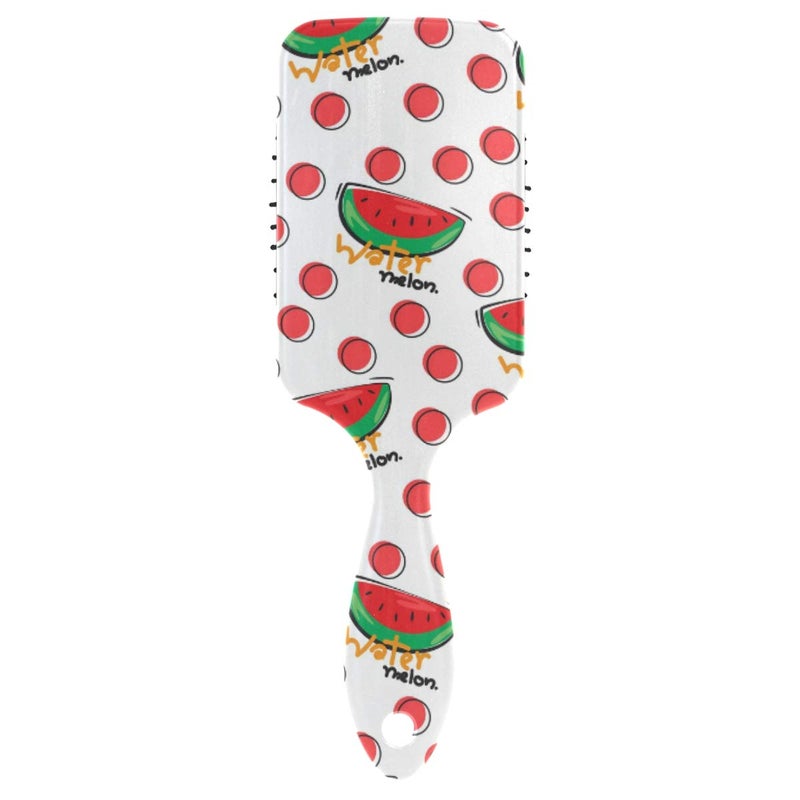 Watermelon Slices Hair Brush for Wet  Dry Hair Grip Soft Bristles for Anti Static  Frizz Air Cushion Comb for Women Girls