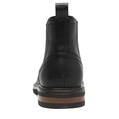 DECARSDZ Mens Comfortable Fashion Black Chelsea Boots Slip On Ankle Dress Oxford Chukka Boot for Men - Image 4