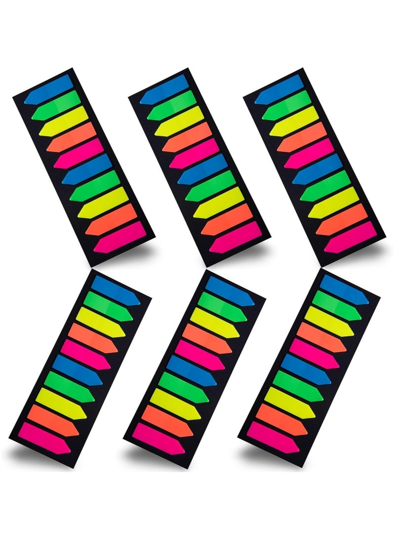 أوزيغالور 1200 قطعة من علامات التبويب اللاصقة، أسهم وعلامات فهرسة بـ 10 ألوان أساسية للكتب والملاحظات - Image 2