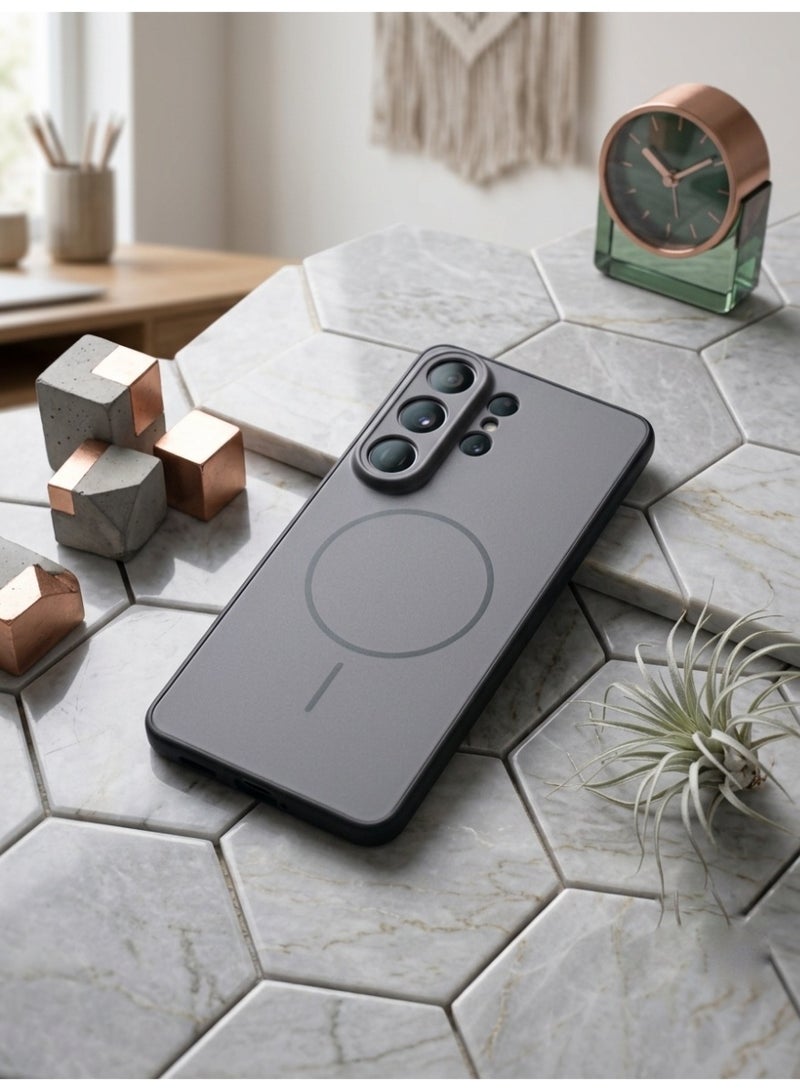 Grace Samsung S26 Ultra - Matte Gray Case – MagSafe Edition - Image 5