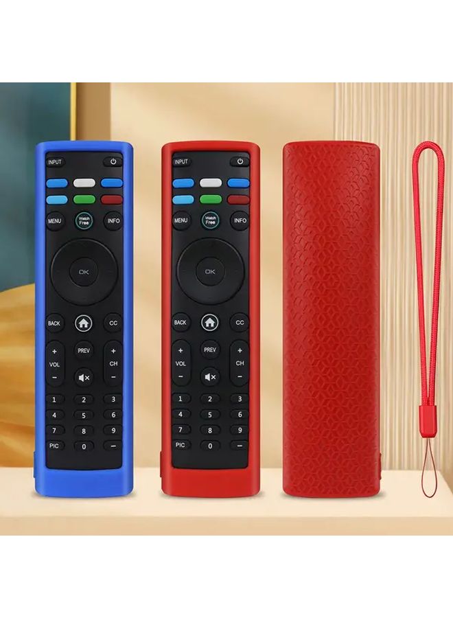 غطاء سيليكون متوهج في الظلام لجهاز التحكم عن بعد Vizio Xrt136 Xrt140 للتلفزيون الذكي، أزرق - Image 2