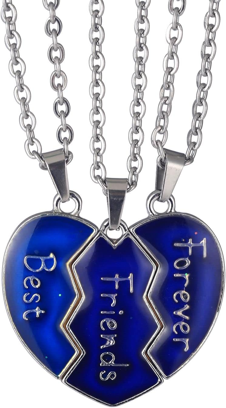 FM FM42 Temperature Sensing Color Changing Pendant Necklace with 19.29" Stainless Steel Rolo Chain - Image 3
