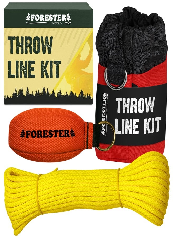 FORESTER 11oz Professional Throw Line Kit with Storage Bag | 150ft Polyethylene Throw Line, Arborist Throw Weight, and Throw Bag - Image 1