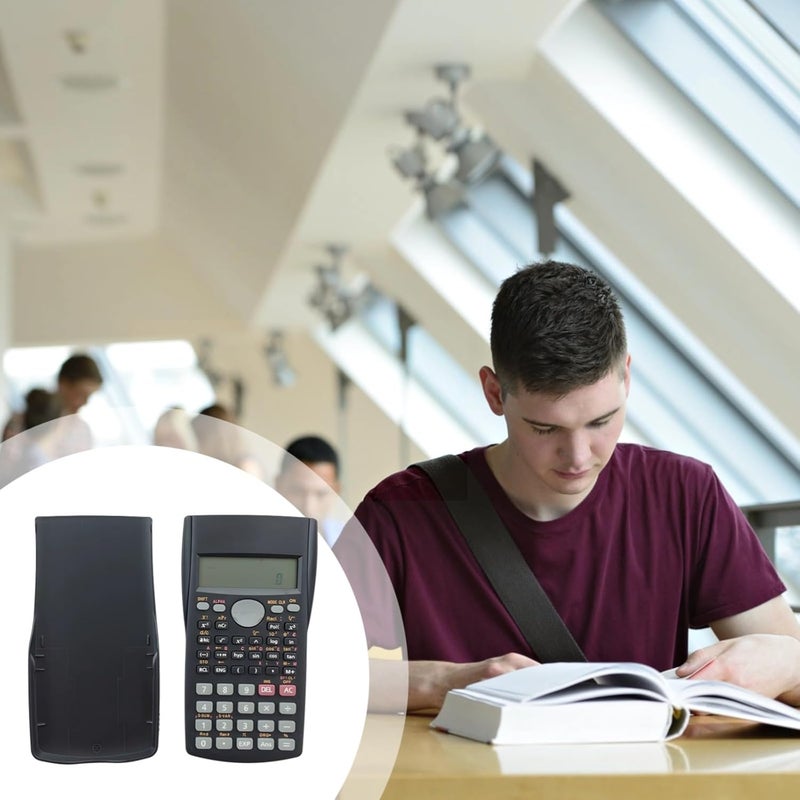 82Ms-A Scientific Function Calculator with 2-Line Display and Multi-Function Keys, Ergonomically Designed for School Use, Battery-Powered - Image 4