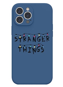 Protective Slim Fit Case Liquid Silicone Cover with Full Body Protection Anti-Scratch Shockproof Case For iPhone 15 Pro Max Blue  - Summer vibes only copy