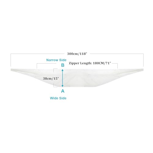 HOOMEE 300CM(118") Window Seal, Cloth Accessory for Portable Air Conditioner - Image 3