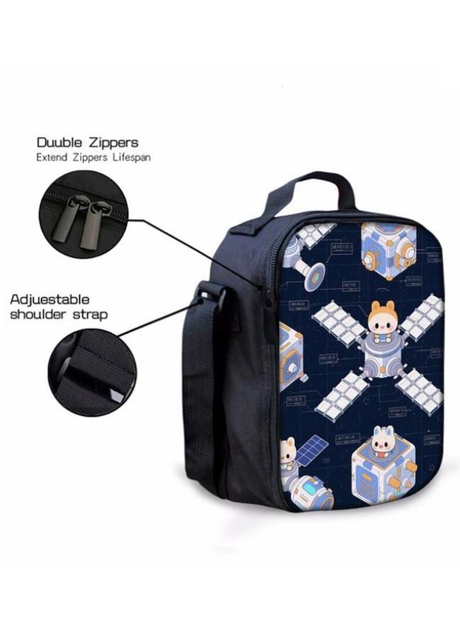 Cute cartoon print three-piece set! Backpack + handbag + pen bag combination | Multi-scene for student and children's outing - 1449