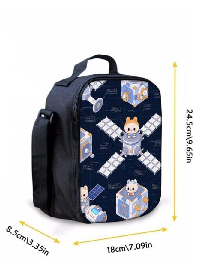 Cute cartoon print three-piece set! Backpack + handbag + pen bag combination | Multi-scene for student and children's outing - 1449