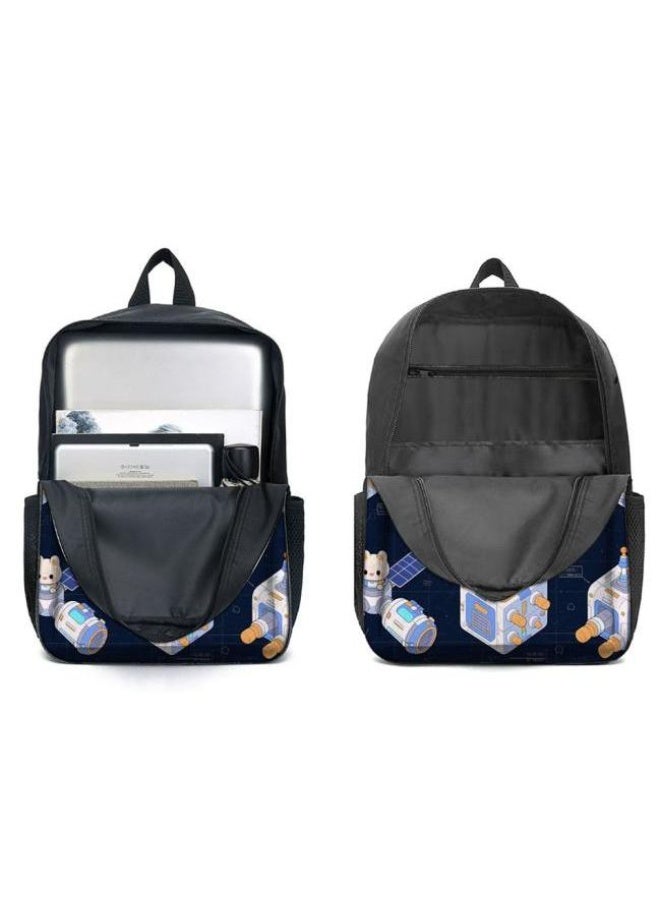 Cute cartoon print three-piece set! Backpack + handbag + pen bag combination | Multi-scene for student and children's outing - 1449