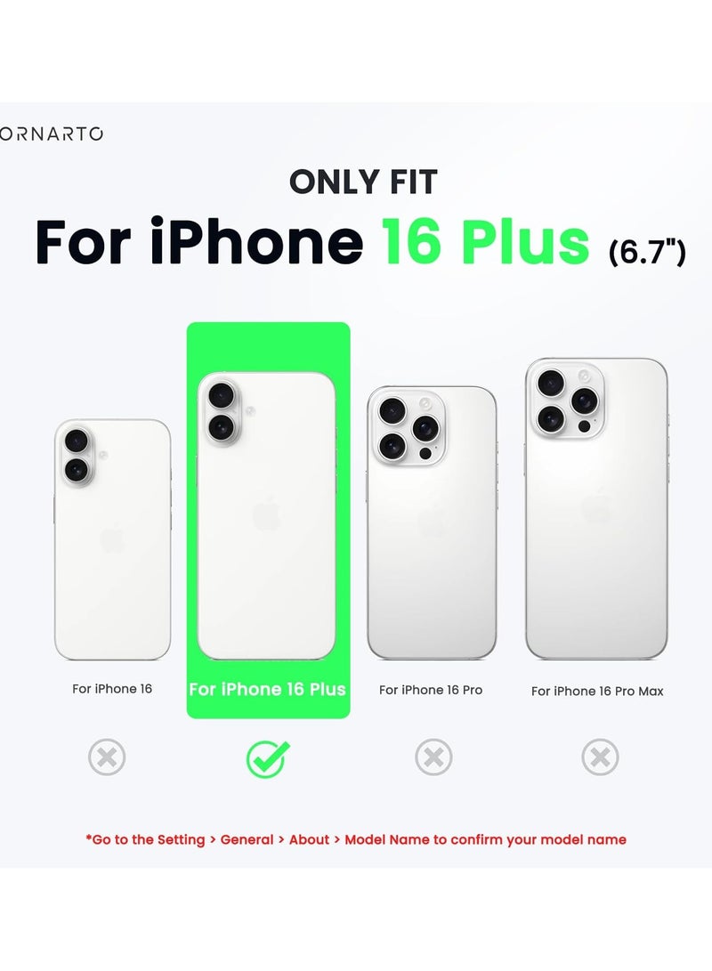 Delivus Iphone 16 Plus,Navy Blue Silicone Case - Silky Soft Touch with Grade Drop Protection - Anti-Scratch Microfiber Lining - Shockproof Protective Phone Case Slim Thin Cover - Image 2
