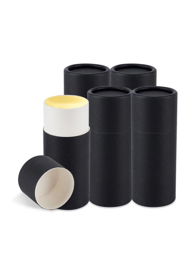 NICENEEDED 5 Pcs 2.1 oz Cardboard Deodorant Containers, Push-Up Style Tubes Empty Kraft Paperboard Tubes, Lip Balm Containers Compostable Round Body Lotion Sticks Tube - Image 1