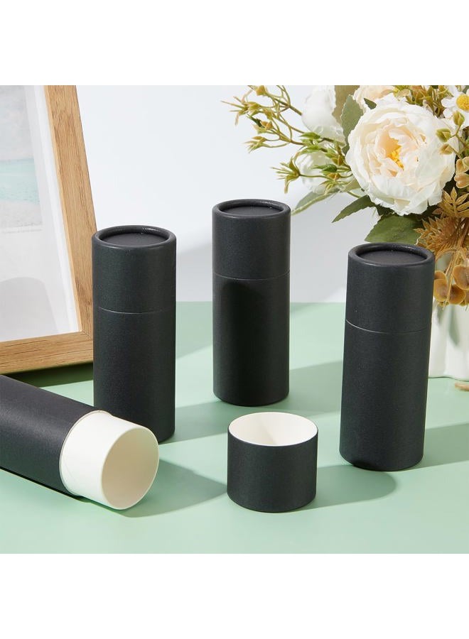 NICENEEDED 5 Pcs 2.1 oz Cardboard Deodorant Containers, Push-Up Style Tubes Empty Kraft Paperboard Tubes, Lip Balm Containers Compostable Round Body Lotion Sticks Tube - Image 5