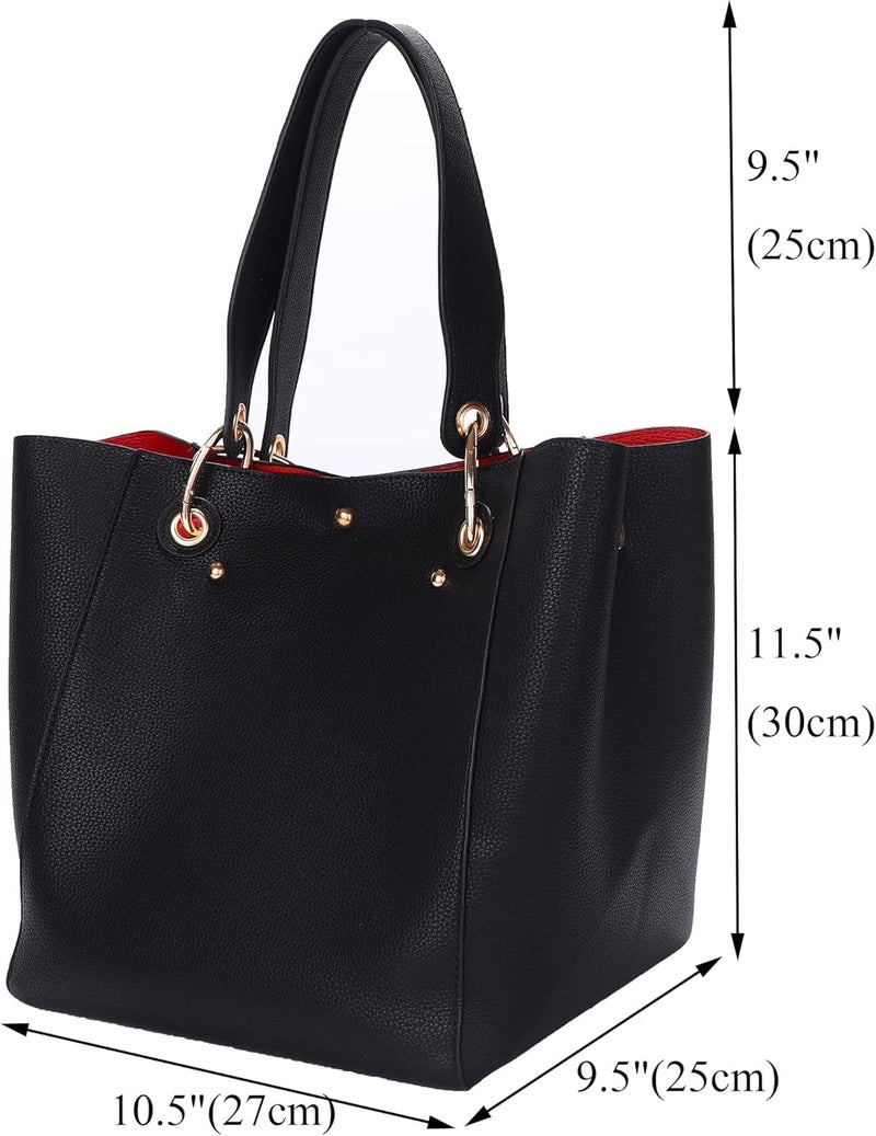 sqlp Large Work Tote Bag for Women Designer Purses and Handbags Big Bucket bags Ladies Travel Crossbody Purse - Image 2