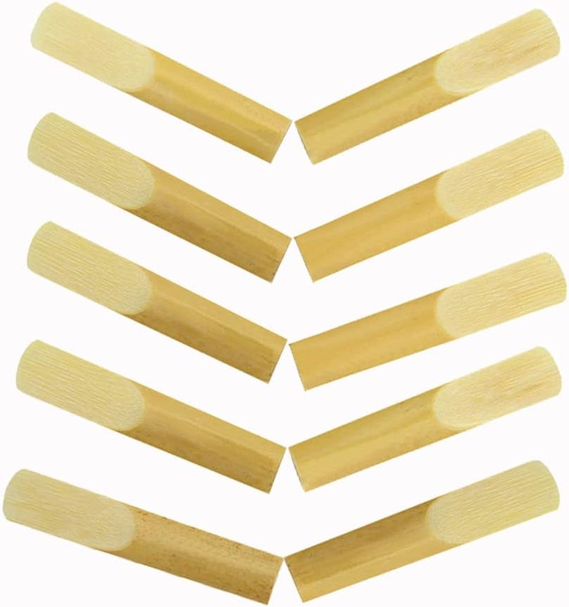 ACOCO 10pcs Clarinet Traditional Reeds, Bb Strength 2.0, With Storage Box - Image 3