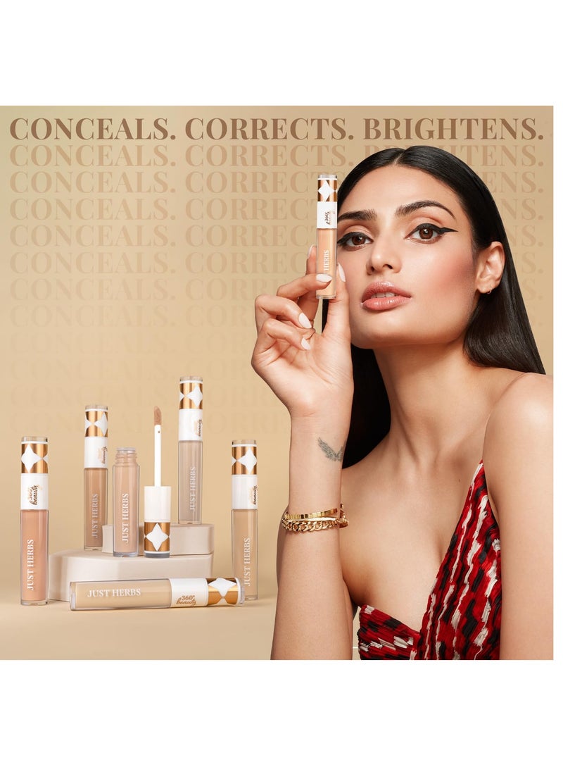 Just Herbs Just Herbs Concealer for Face Makeup Full Coverage 6ml  - Image 2