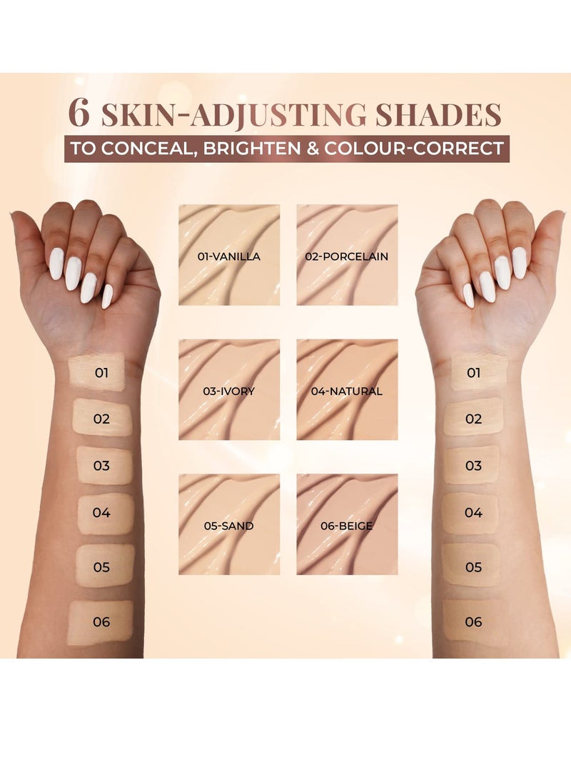 Just Herbs Just Herbs Concealer for Face Makeup Full Coverage 6ml  - Image 3