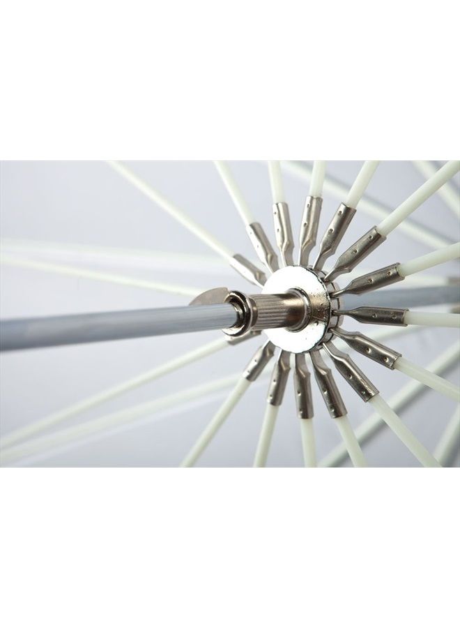 Westcott 4634 7-Feet White with Black Cover Parabolic Umbrella - Image 2