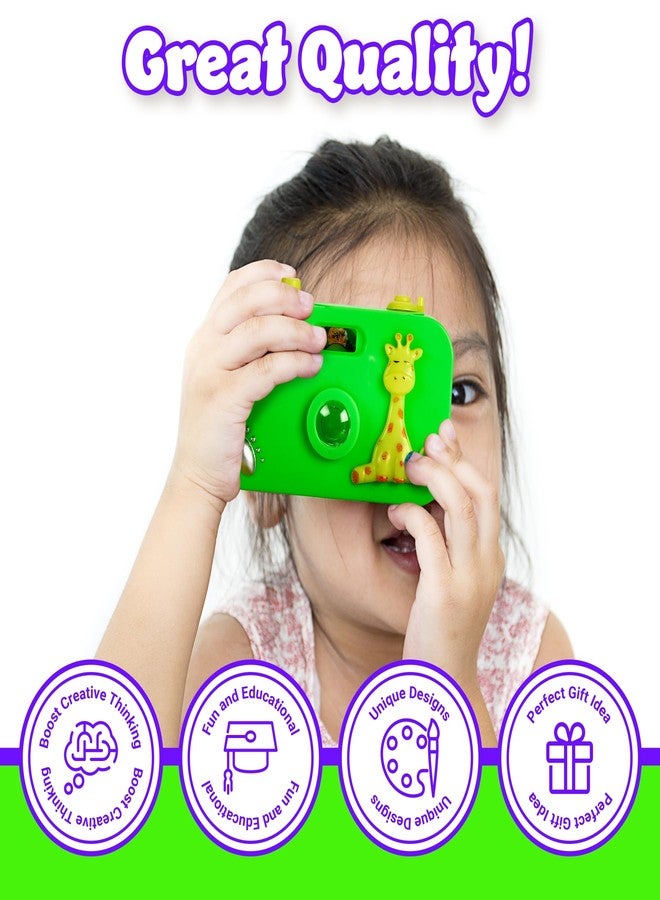 Playbees كاميرا بلايبيز للأطفال - عبوة من 12 قطعة - هدية مثالية لحفلات الأطفال، كاميرا لعبة رائعة للعب التخيلي مع صور في عدسة الكاميرا، هدية رائعة لحفلات أعياد الميلاد، فكرة رائعة للأولاد والبنات - Image 2