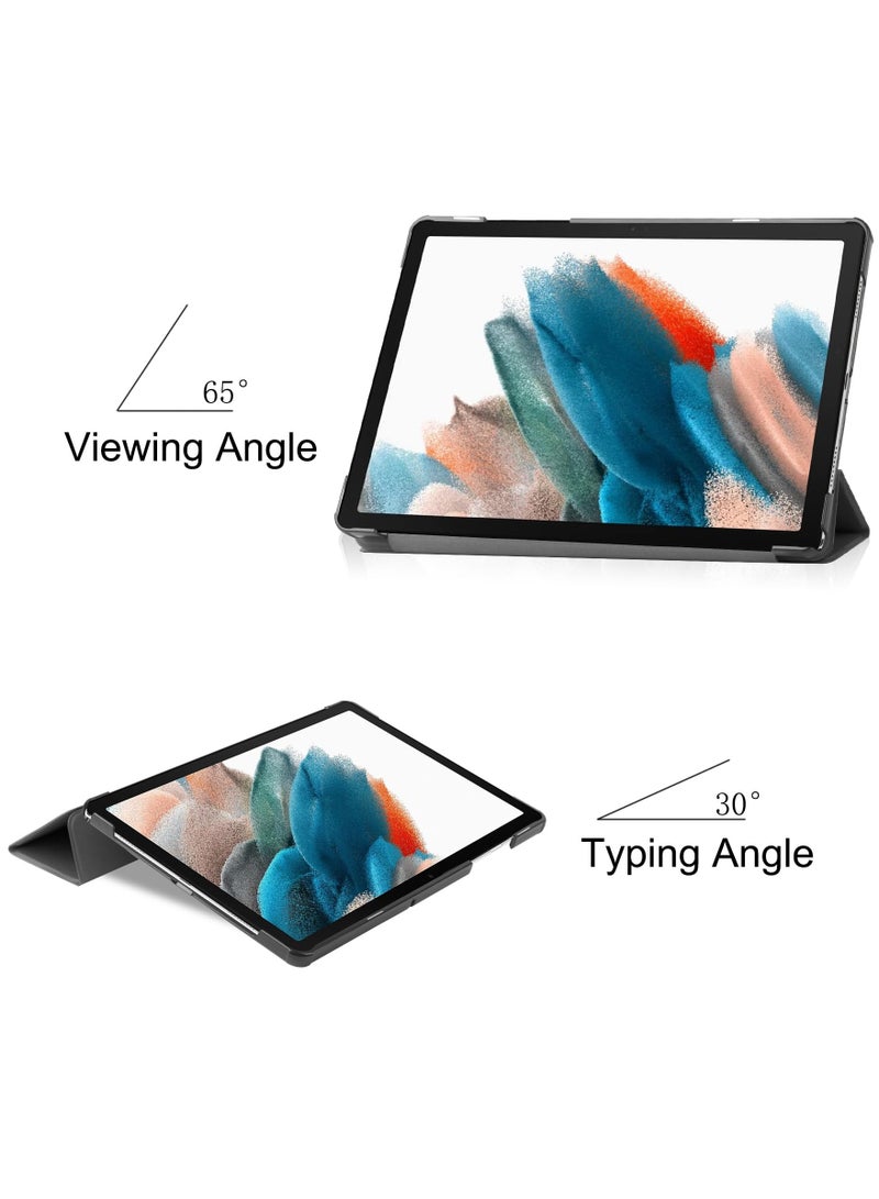 Case for Samsung Galaxy Tab A9/Tab A11 8.7 Inch (2023 2025) SM-X110/SM-115/SM-117 Tablet Ultra Slim Lightweight Stand Cover Case Premium Quality PU Leather Case Cover (Black) - Image 3