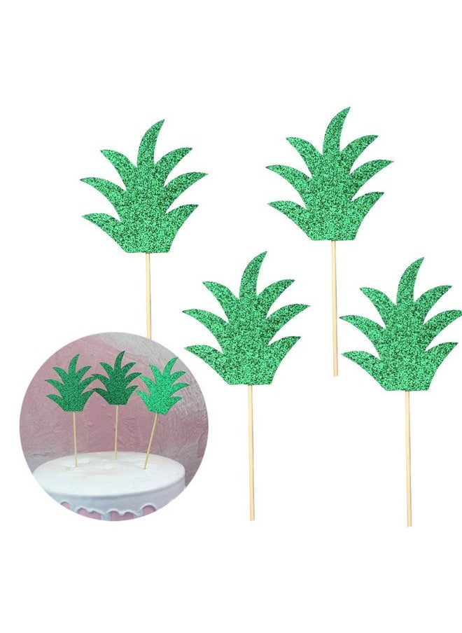 Toyvian Toyvian Pineapple Leaf Cake Toppers Fruit Dessert Picks Cupcake Decoration Toppers, 30 Pieces  - Image 4