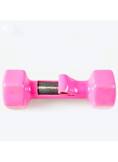Generic Kakss Cast Iron Vinyl Coated Dumbbells (Pair) 0.5 KG to 5 KG Set (1+1 =2KG Red)  - Image 3